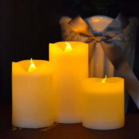 pillar candles yellow|yellow flameless pillar candles.